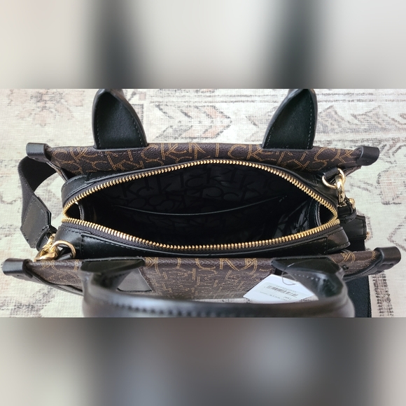 Calvin Klein Signature Nyra Satchel - Picture 6 of 8